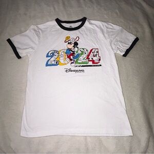 Disney White and Black Mickey Mouse 2024 T-Shirt